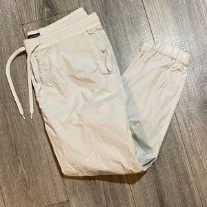 Zara Light Gray Cotton Jogger Pants